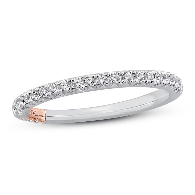 jared, Pnina Tornai Always Yours Diamond Wedding Band 1/3 Ct Tw Round 14k White Gold