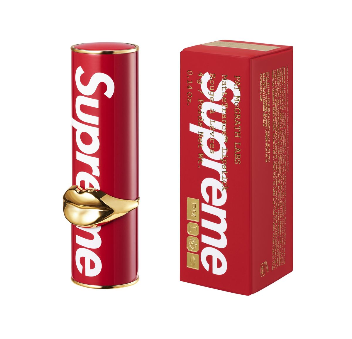 Pat McGrath x Supreme Launches First Ever Lipstick Today | Marie