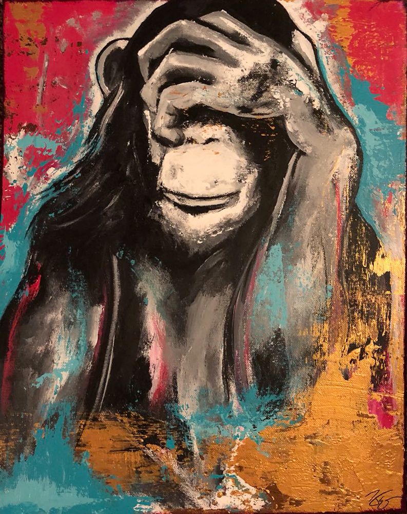 Part of a three piece series: See No Evil, Speak No Evil, Hear No Evil, by TJ Eisenhart