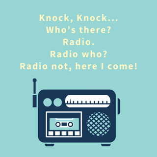 Radio knock-knock jokes for kids