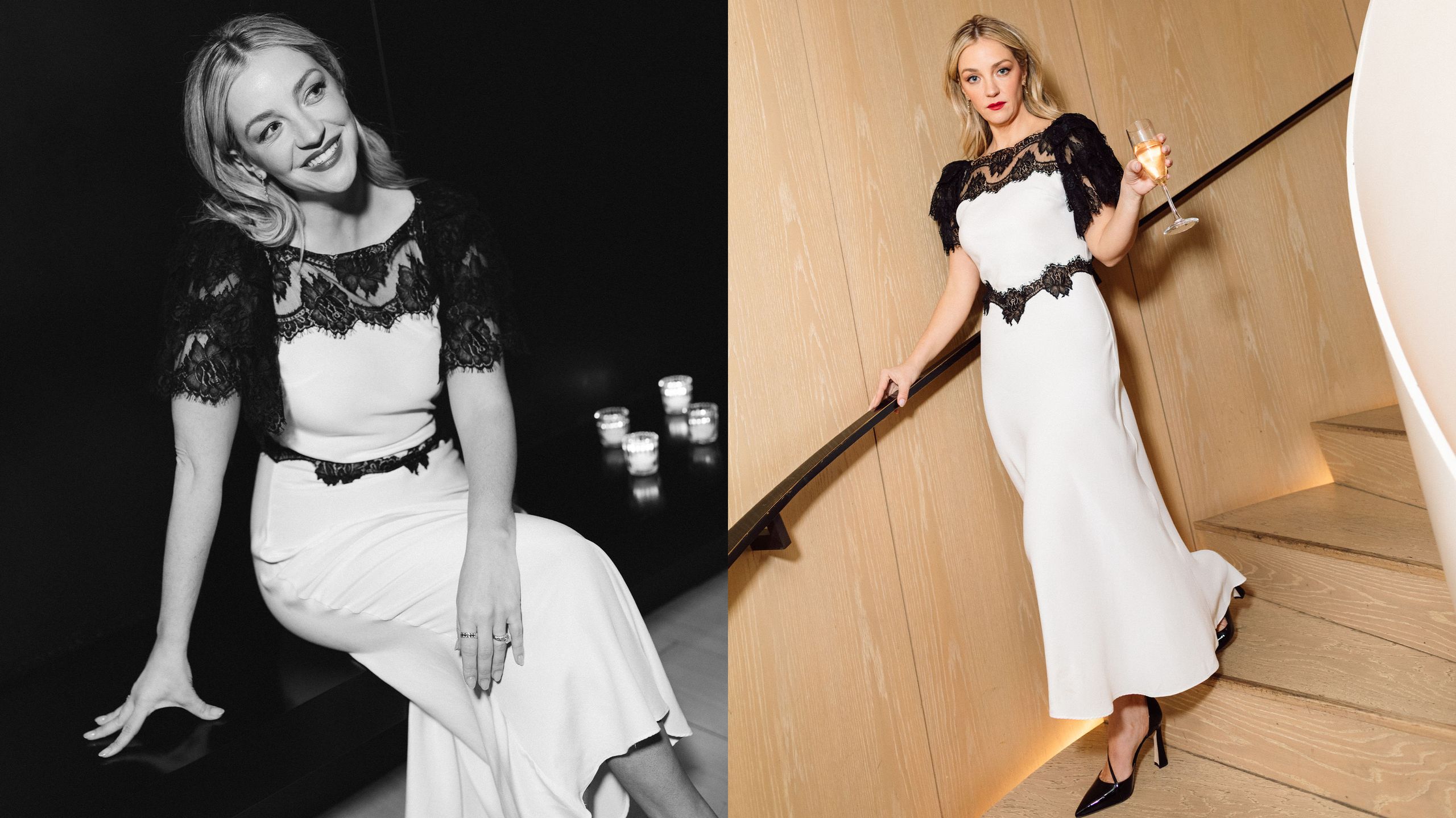 Abby Elliott Stuns in Rodarte Premiere Look