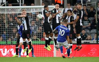 James Maddison scored a free-kick in Leicester's Carabao Cup second-round win at Newcastle last week.