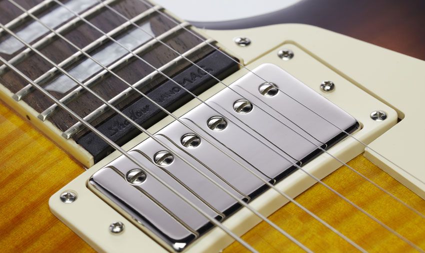 Thanks to the Shadow NanoMAG pickup, you can wring acoustic-like tones out of this LP