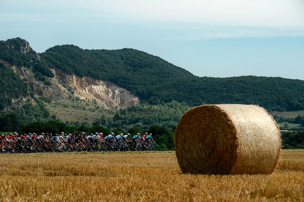Scenery along the route of stage 13 at the Tour de France