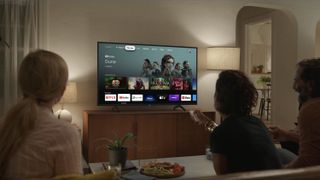 onn. Google TV 4K Streaming Box product lifestyle
