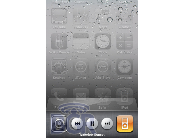 The iPhone 4.0 media widget