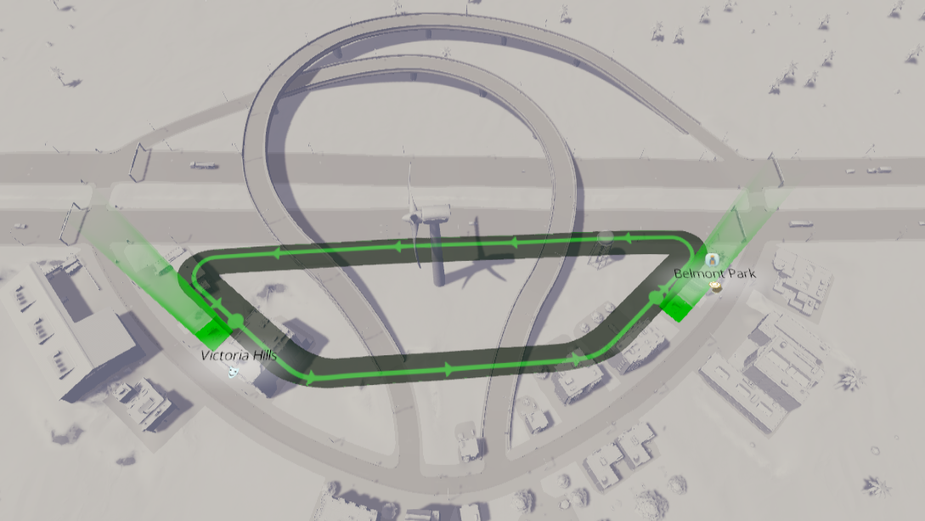 Building an entire city on a highway off-ramp in Cities: Skylines | PC ...