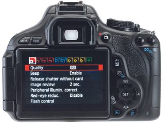 Canon 600d screen