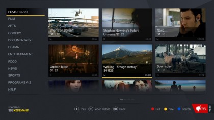 SBS On Deman on FreeviewPlus