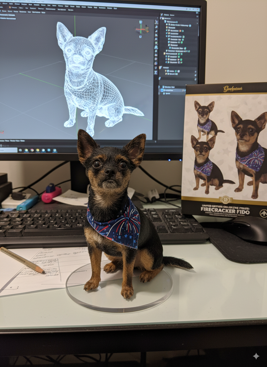 Google AI Figurines