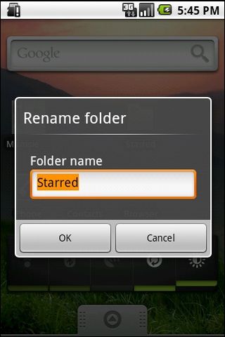 Rename folders