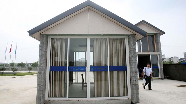 4. 3D printed building will grow from nothing