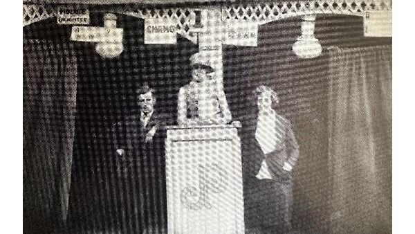 The Jervis family in the 19th century, posing at Jervis Fairgrounds.