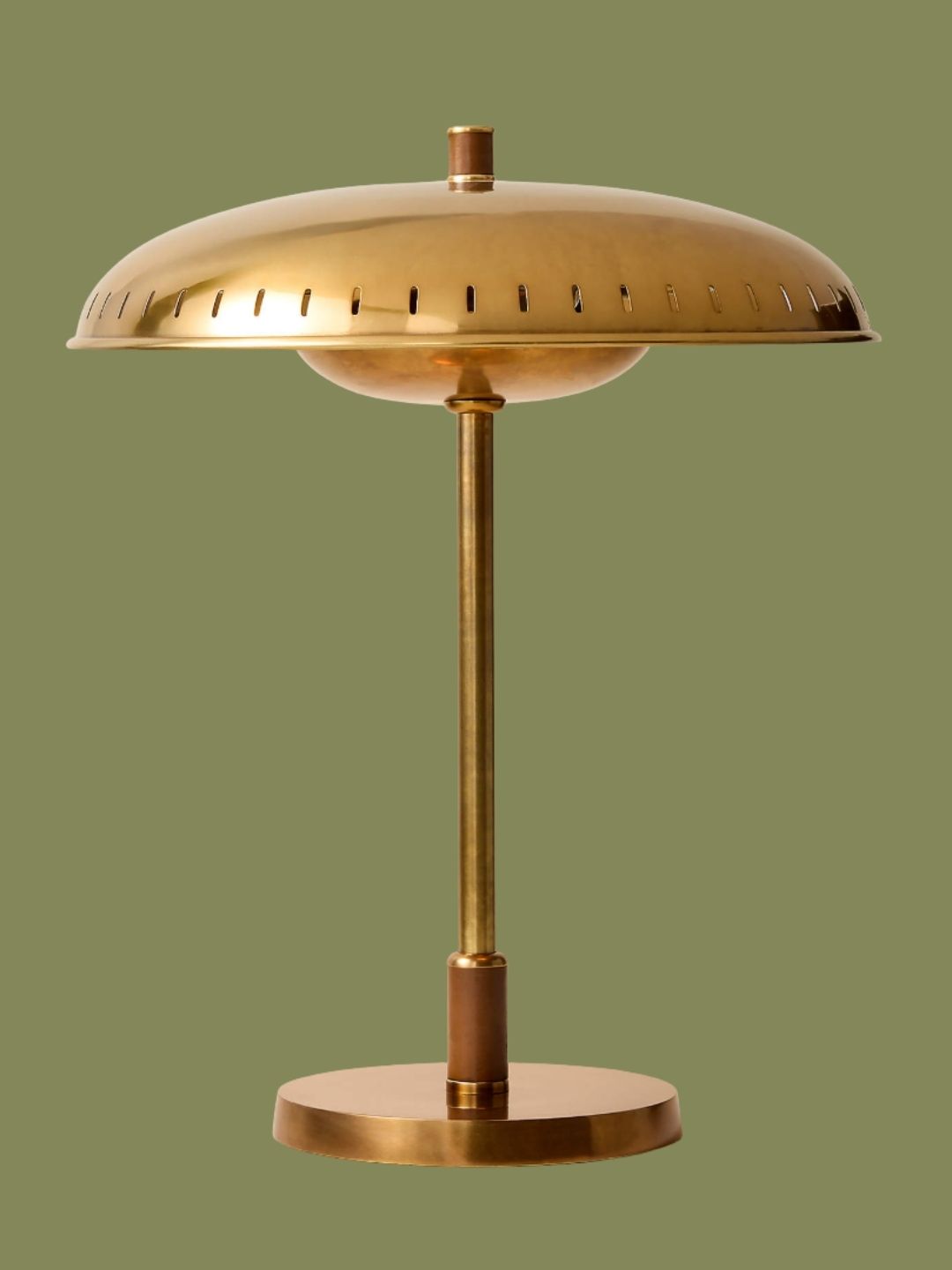 CB2 x Todd Snyder, Atelier Aged Brass Table Lamp
