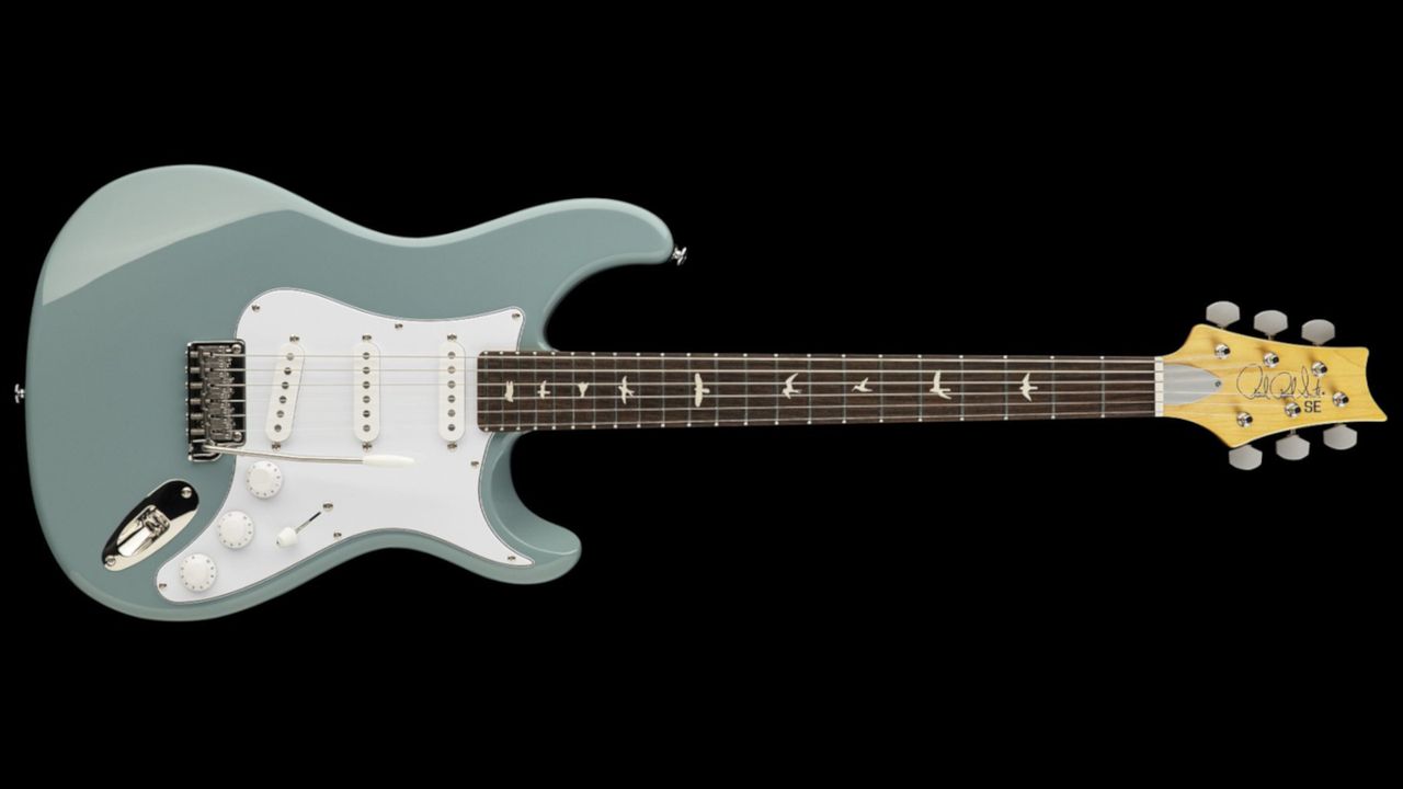 PRS SE Silver Sky in Stone Blue finish
