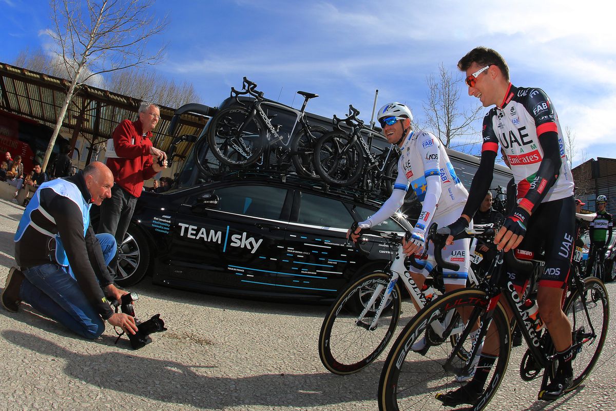 European champion Alexander Kristoff smiles for the camera