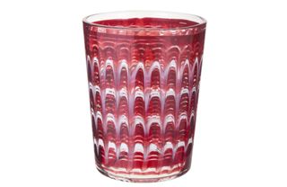 Red and White Ripples small tumbler