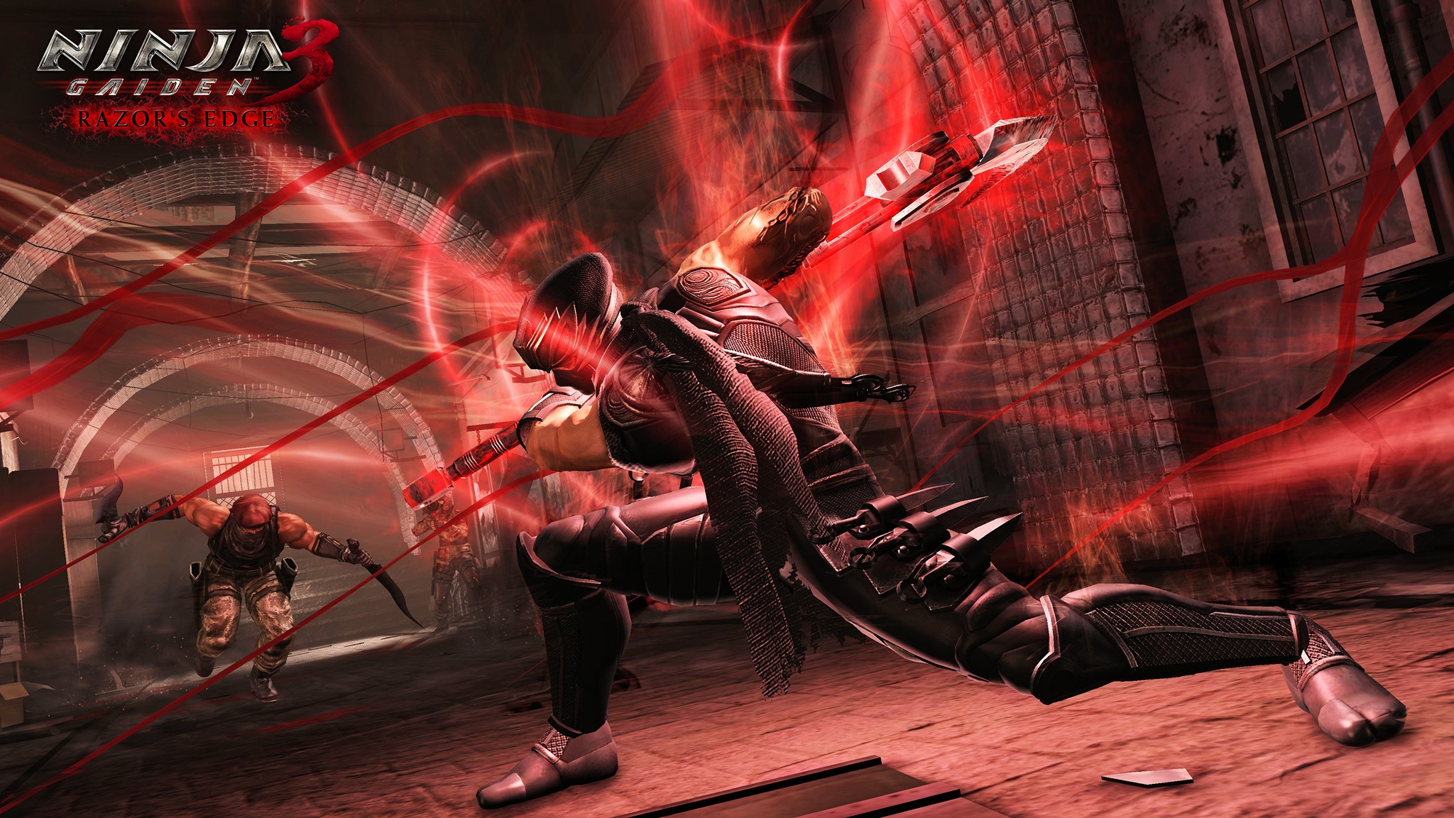 Promotional screenshot of Ryu Hayabusa preparing an ultimate technique in Ninja Gaiden: Master Collection