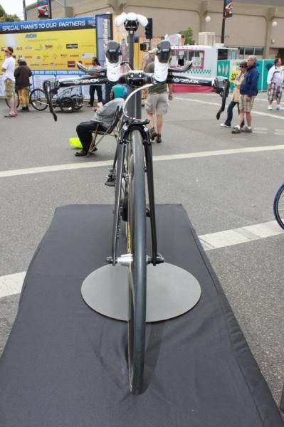 The new bike is narrow; its headtube alone is 7mm narrower through the use a smaller 3/4in bearing.