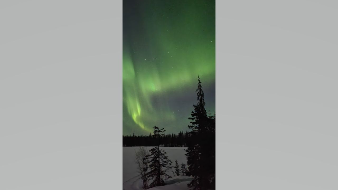 Photographer Lee Kirkum captured stunning images of the aurora on April 11, 2022.