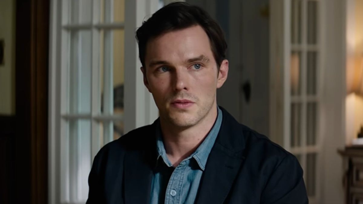 Nicholas Hoult in Juror No# 2 looking concerned. 