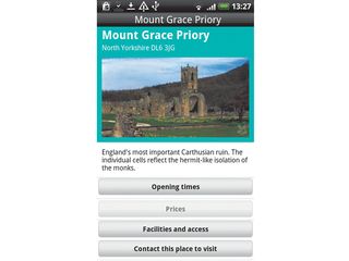 The National Trust app