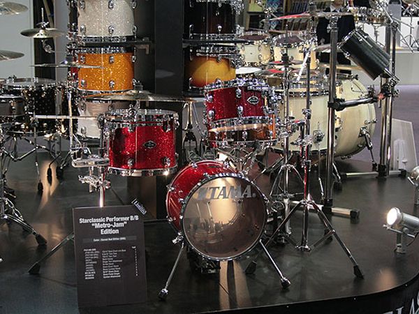 The Metro-Jam on display in the Tama booth