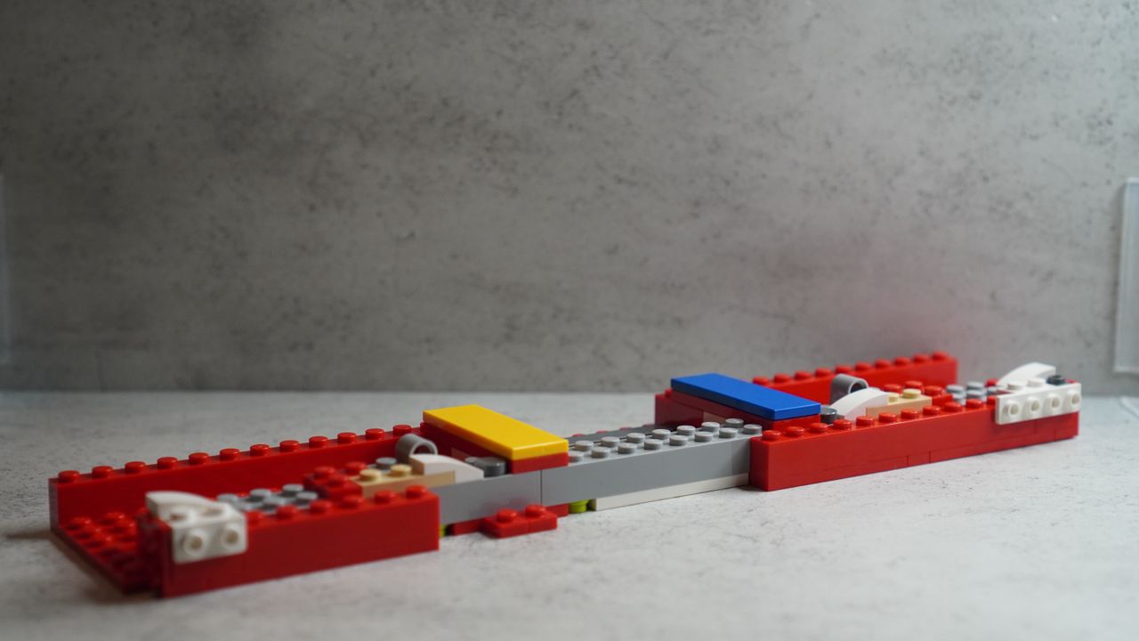 Lego Marvel Logo &amp; Minifigures set in progress