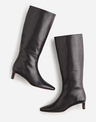 Madewell, The Dimes Kitten-Heel Knee Boots