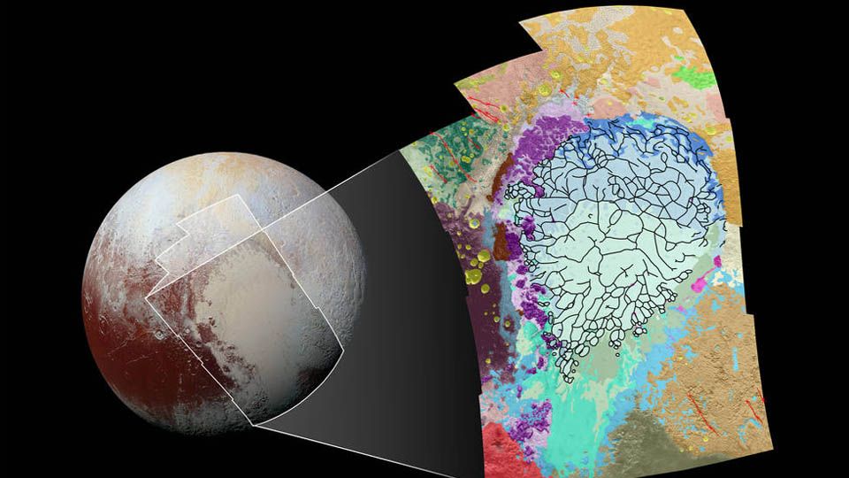 Pluto's pretty geology looks good in Nasa snapshot TechRadar