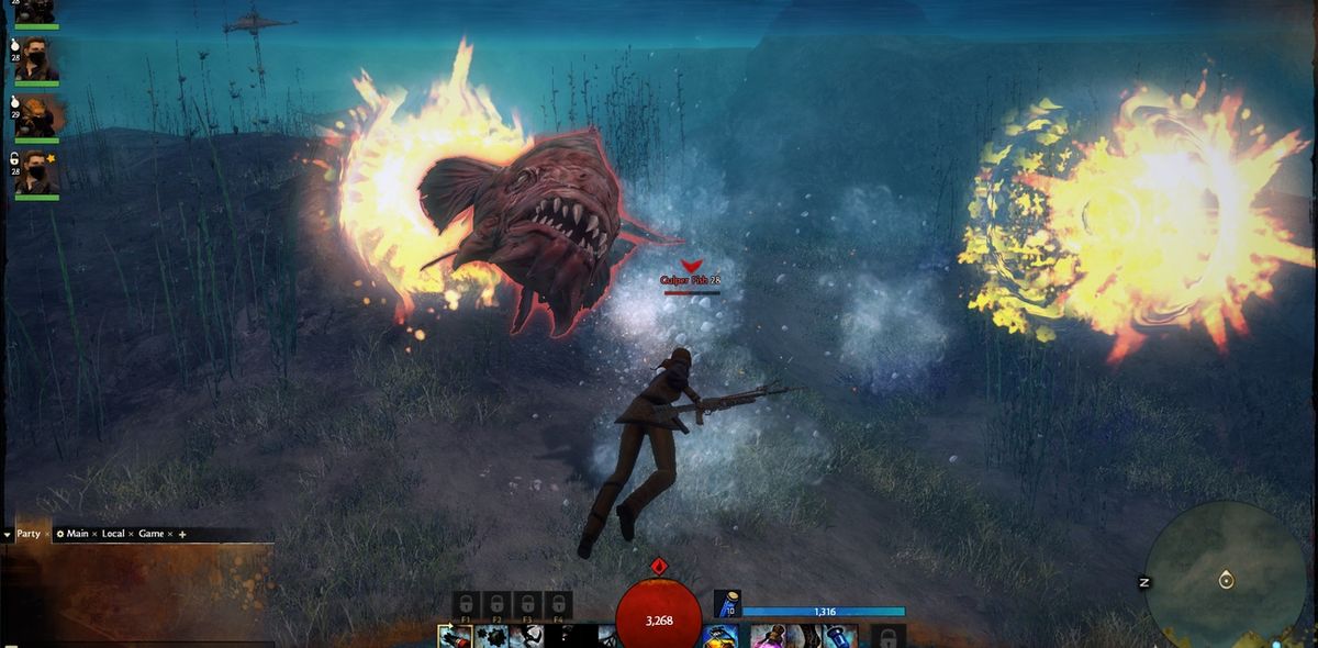 Guild Wars 2 has fullfeatured, distinct underwater combat (and we've