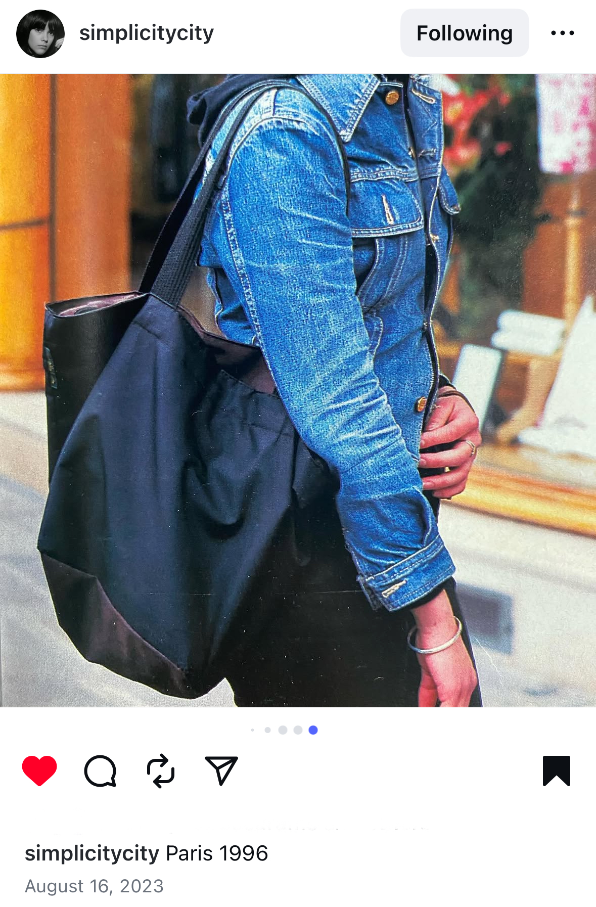 Julia Gall's Herv&amp;eacute; Chapelier inspiration from @simplicitycity