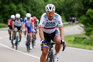 LANDERNEAU FRANCE JUNE 26 Peter Sagan of Slovakia and Team BORA Hansgrohe during the 108th Tour de France 2021 Stage 1 a 1978km stage from Brest to Landerneau Cte De La Fosse Aux Loups 176m LeTour TDF2021 on June 26 2021 in Landerneau France Photo by Tim de WaeleGetty Images