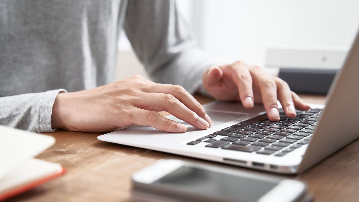 Man with laptop