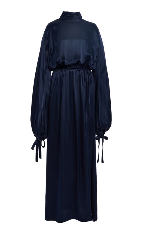 Mathilde Silk-Charmeuse Maxi Dress