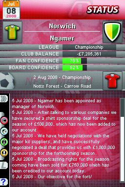 Championship Manager 2008 UK Review - IGN