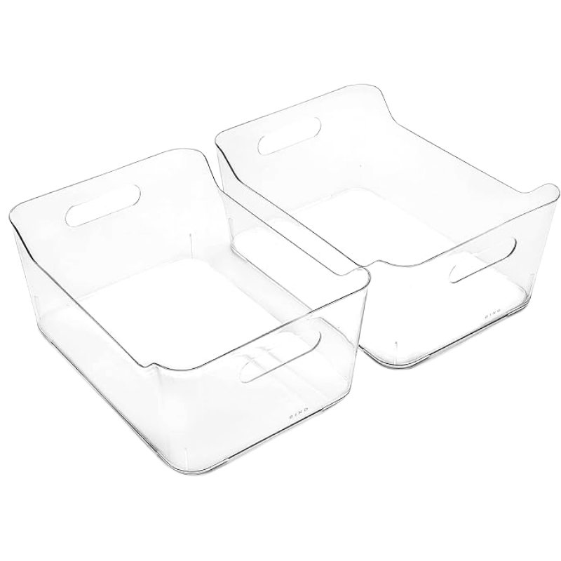 Amazon, Bino Plastic Storage Bins, Large - 2 Pack