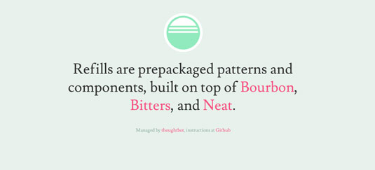 Refills shows many examples of common website patterns