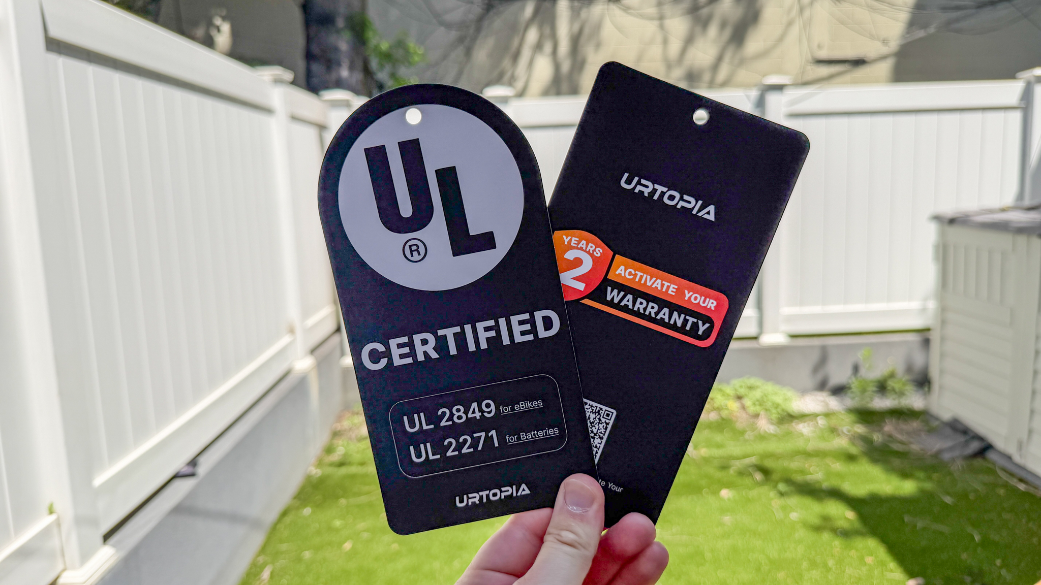 Urtopia Carbon Fold 2 - Certifications