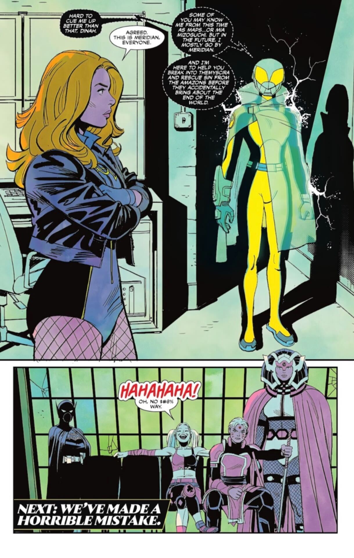 Art from Birds of Prey #1