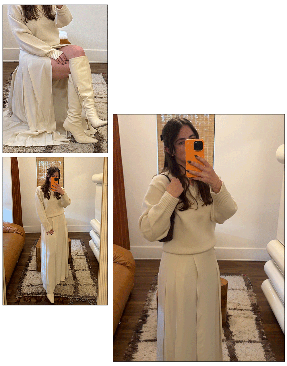 Toteme white outfit