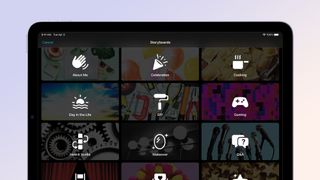 iMovie 3.0 on an iPad in Storyboards mode