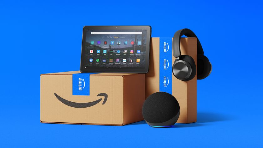 Amazon boxes with assorted devices