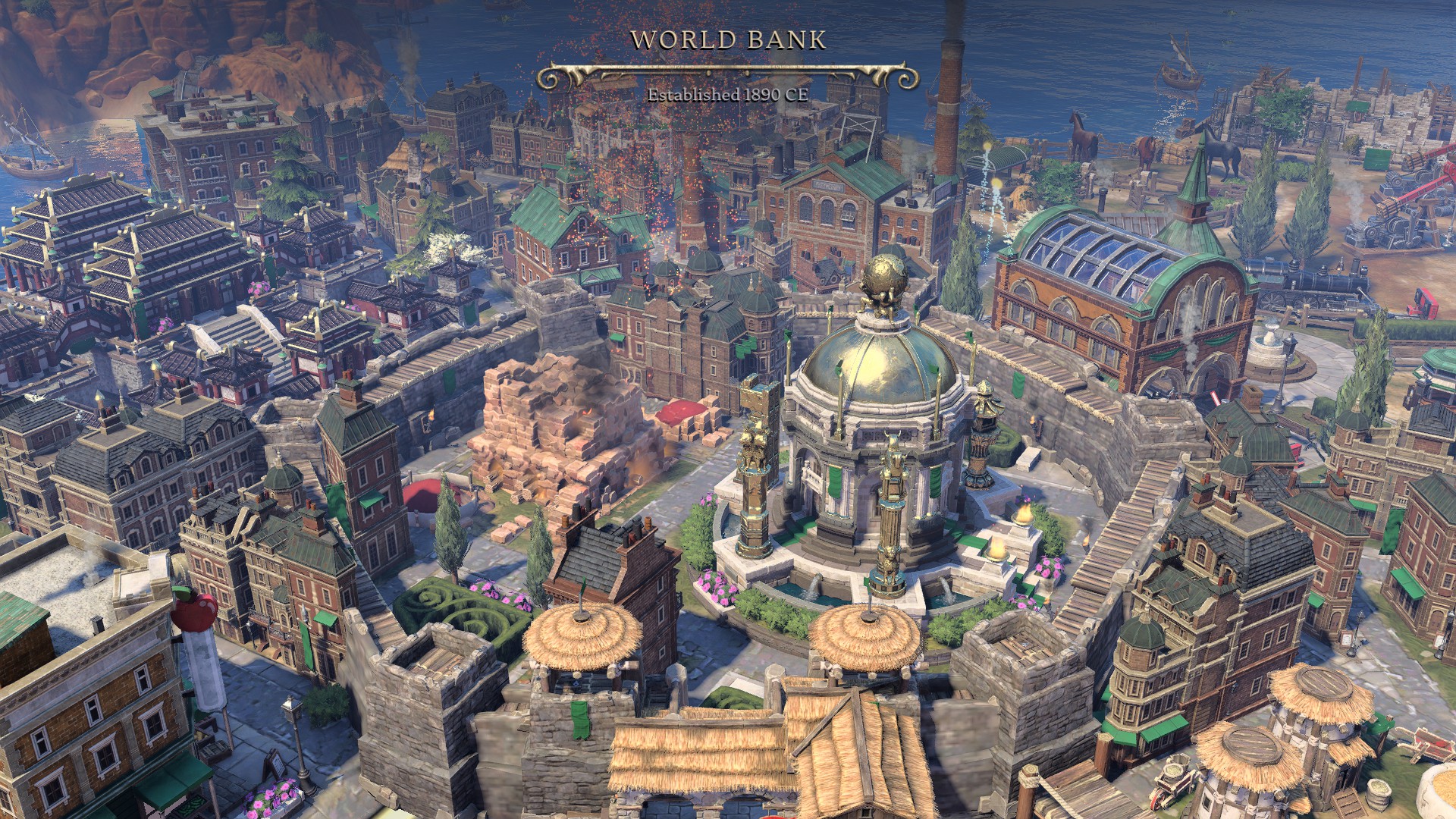 Establish World Bank 7 in the civilization of Sid Meier.