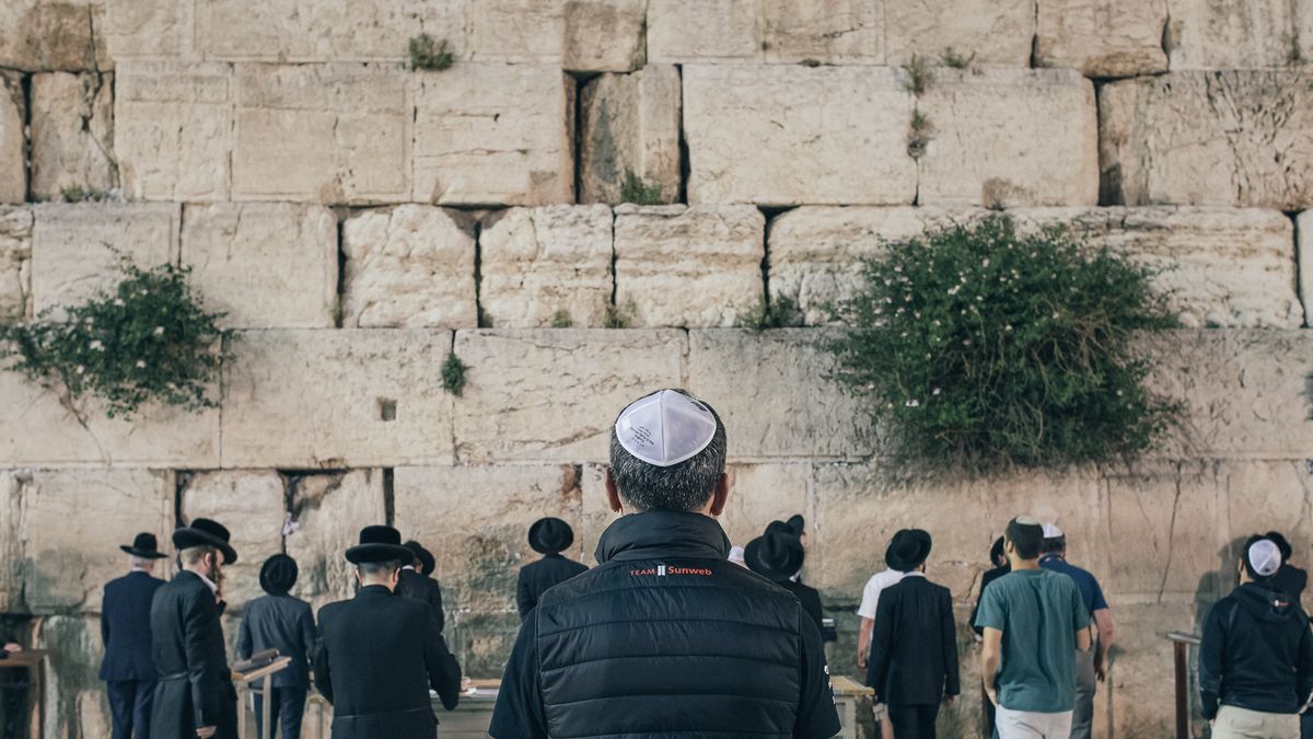 The Western Wall is an important site in the Jewish faith, much-visited for prayers