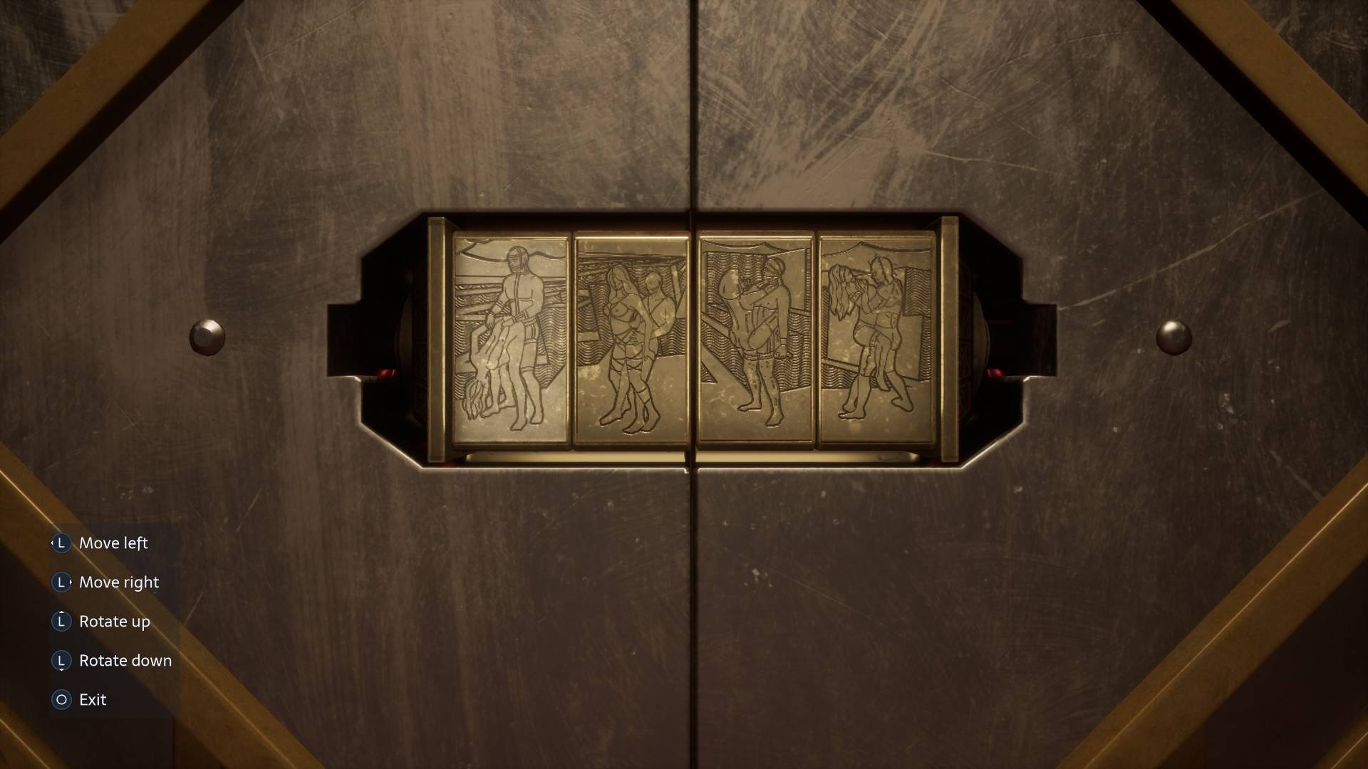 Hellraiser Revival Private Room embossed sex position on door lock
