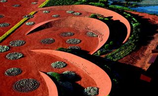 Red sand garden at Australian Gardens