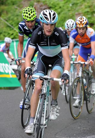 Andy Schleck in escape, Tour de Suisse 2011, stage three