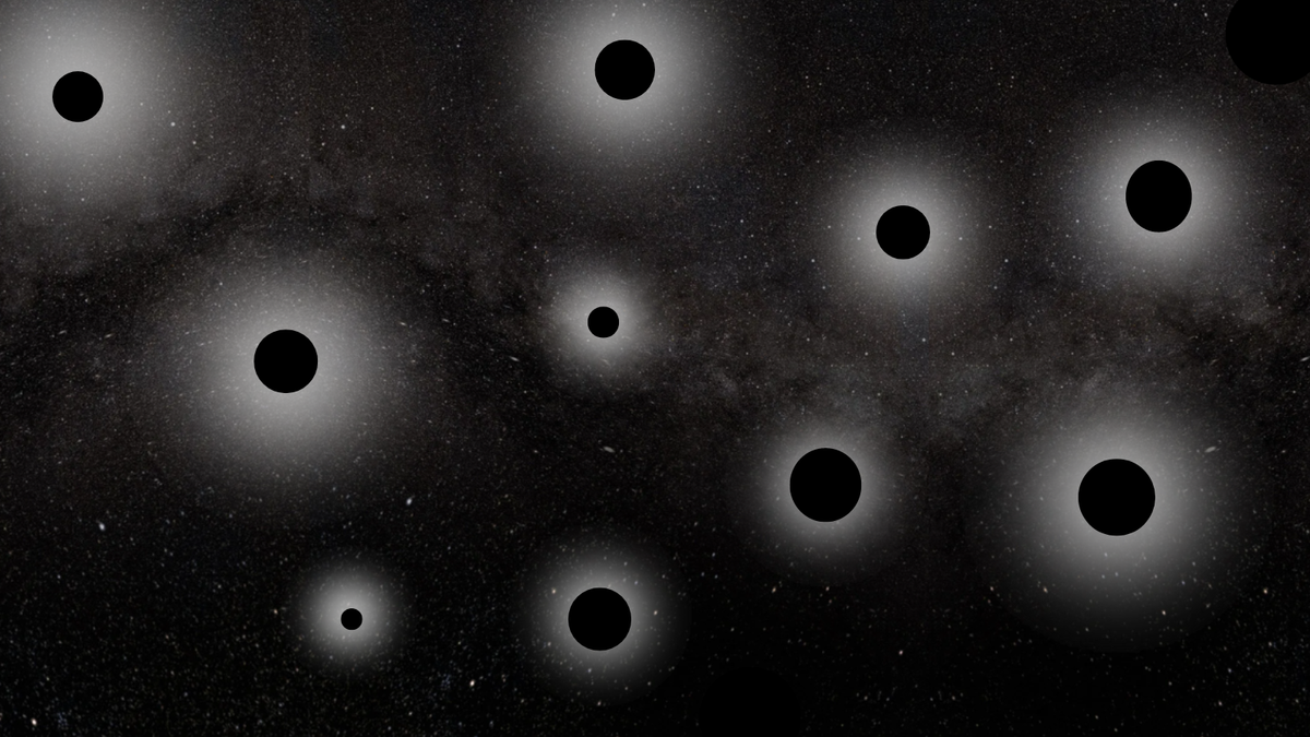 Se o Big Bang criou buracos negros em miniatura, onde eles estão localizados?