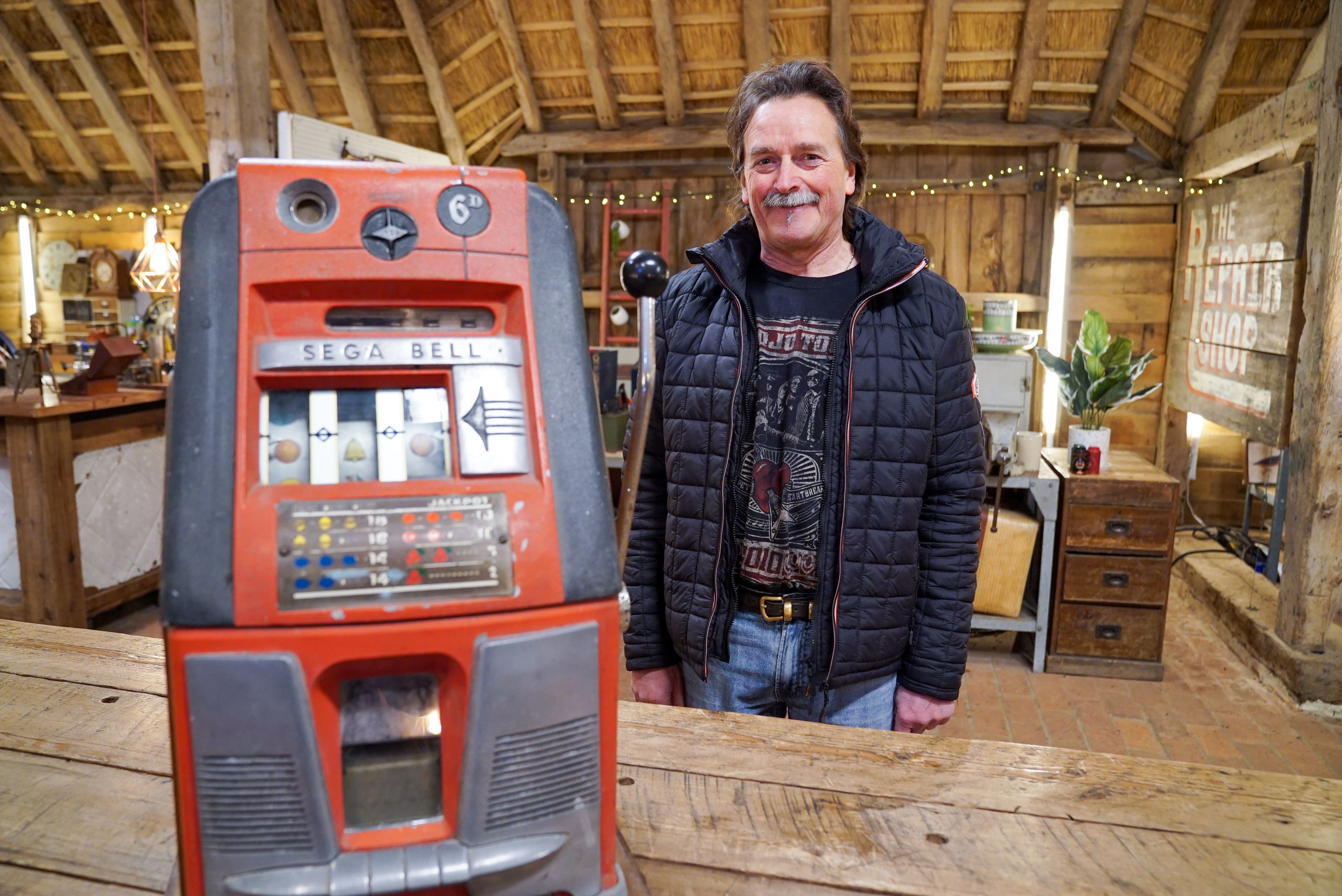 TV tonight Tim McCann is hoping to get lucky with his fruit machine.